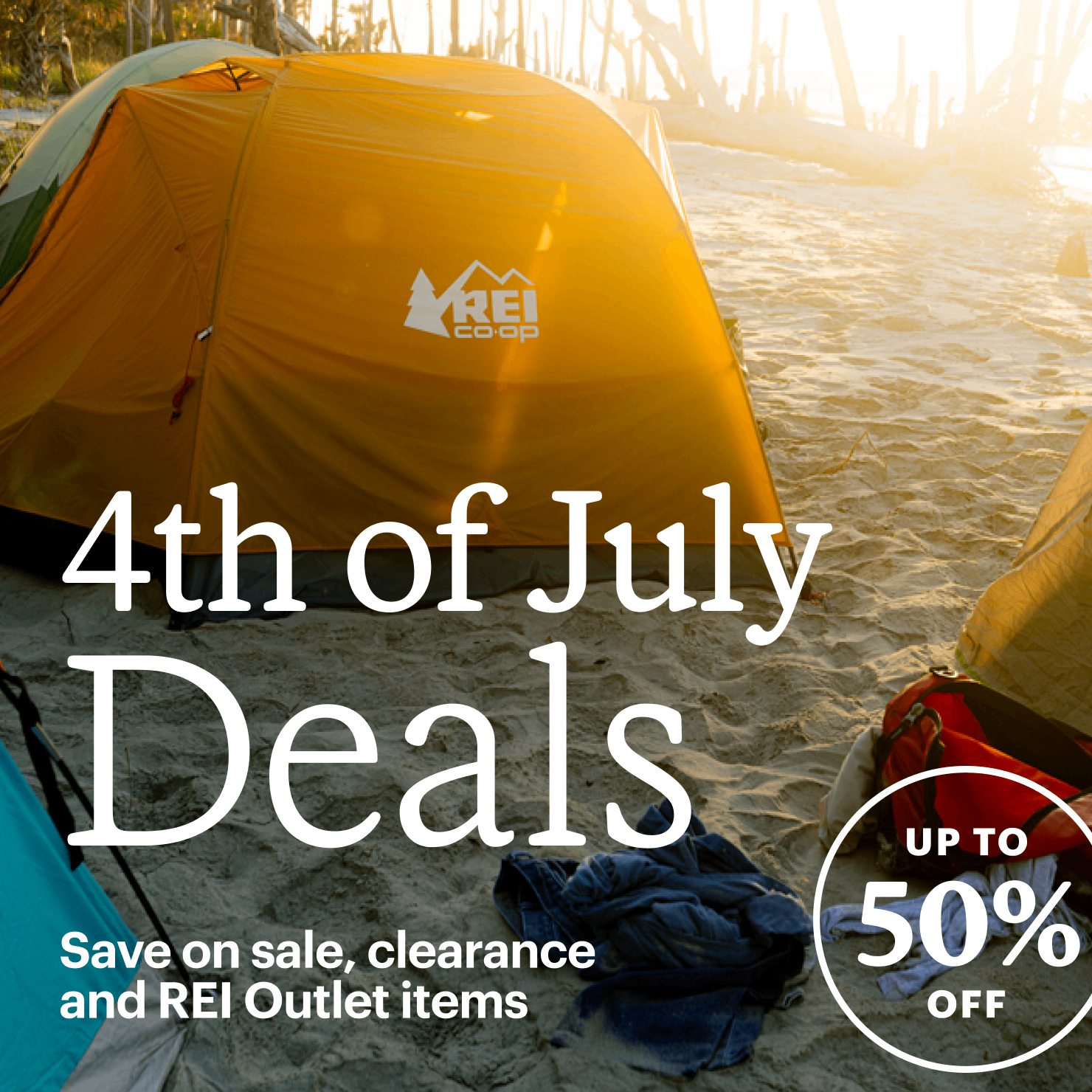 4th of July Deals. Save on sale, clearance and REI Outlet items. Up to 50% off.