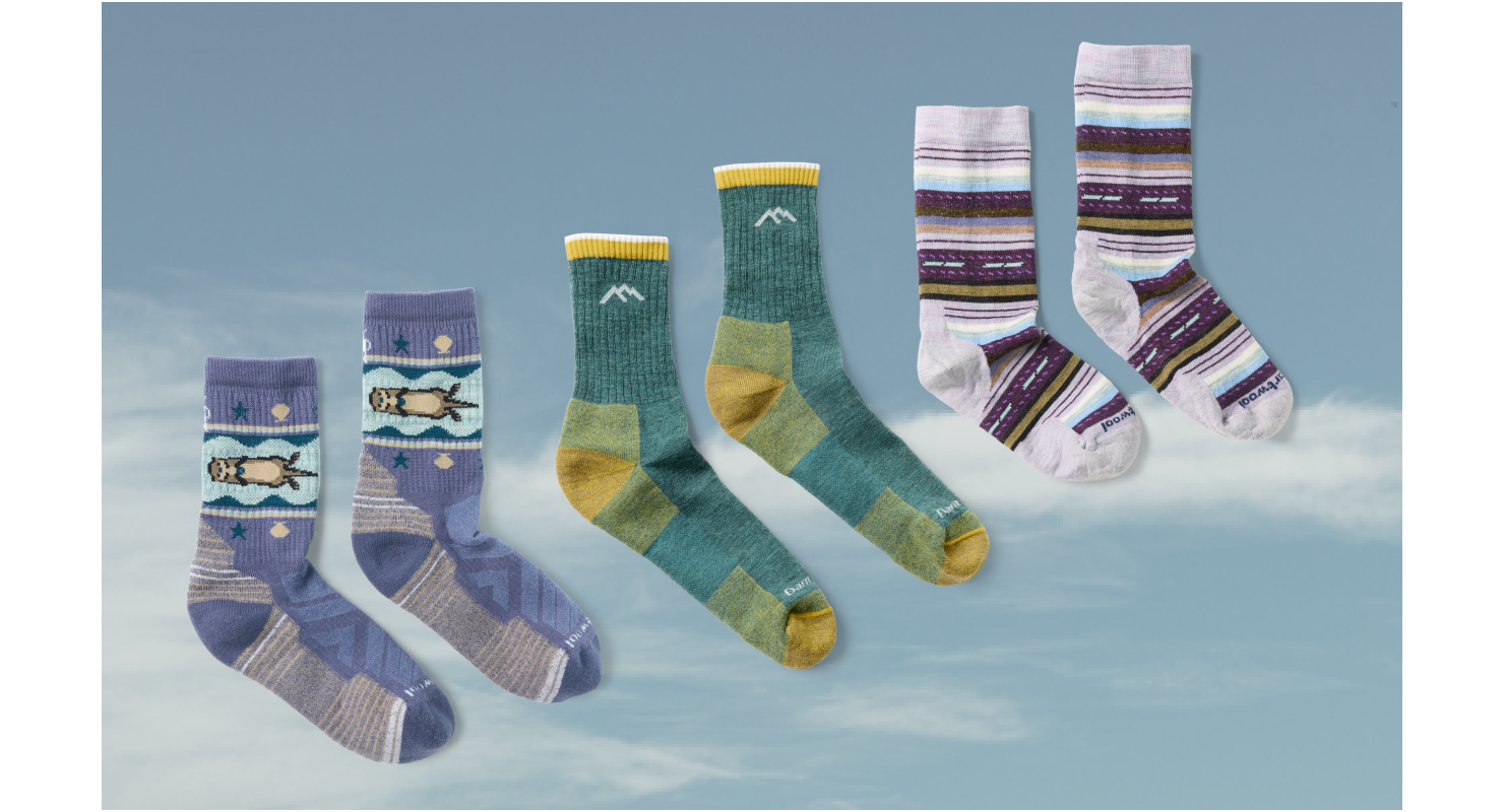 Three pairs of socks.
