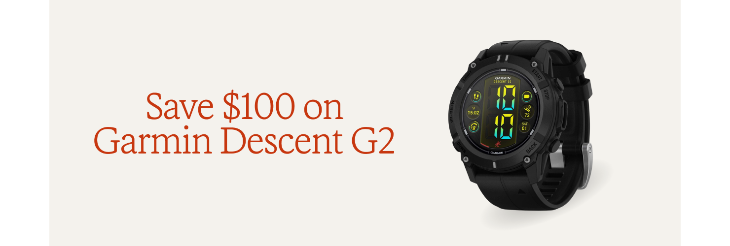Save $100 on Garmin Descent G2