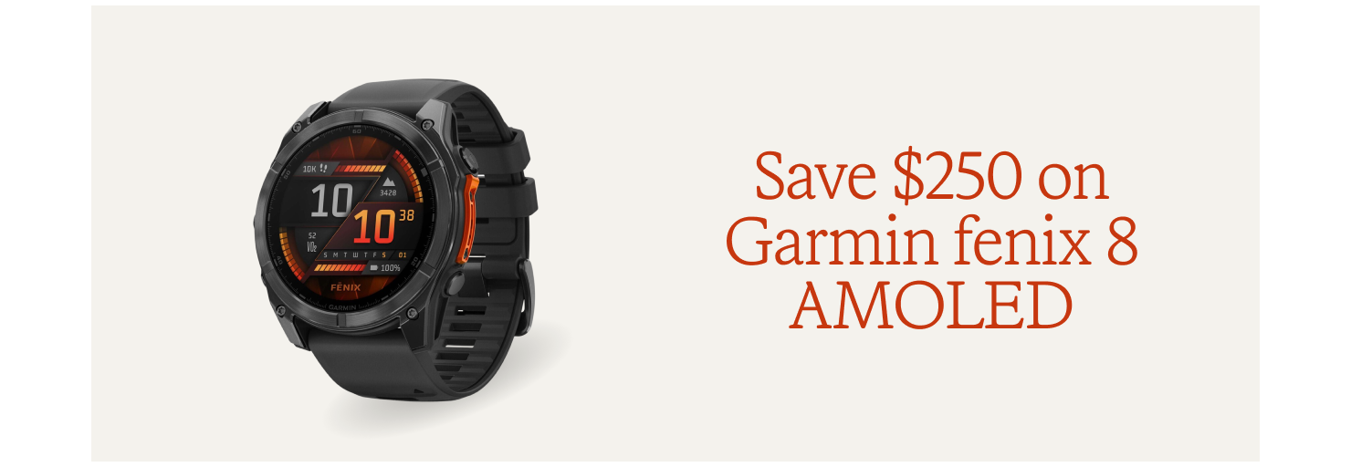 Save $250 on Garmin fenix 8 AMOLED