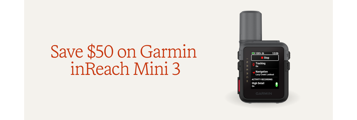 Save $50 on Garmin inReach Mini 3