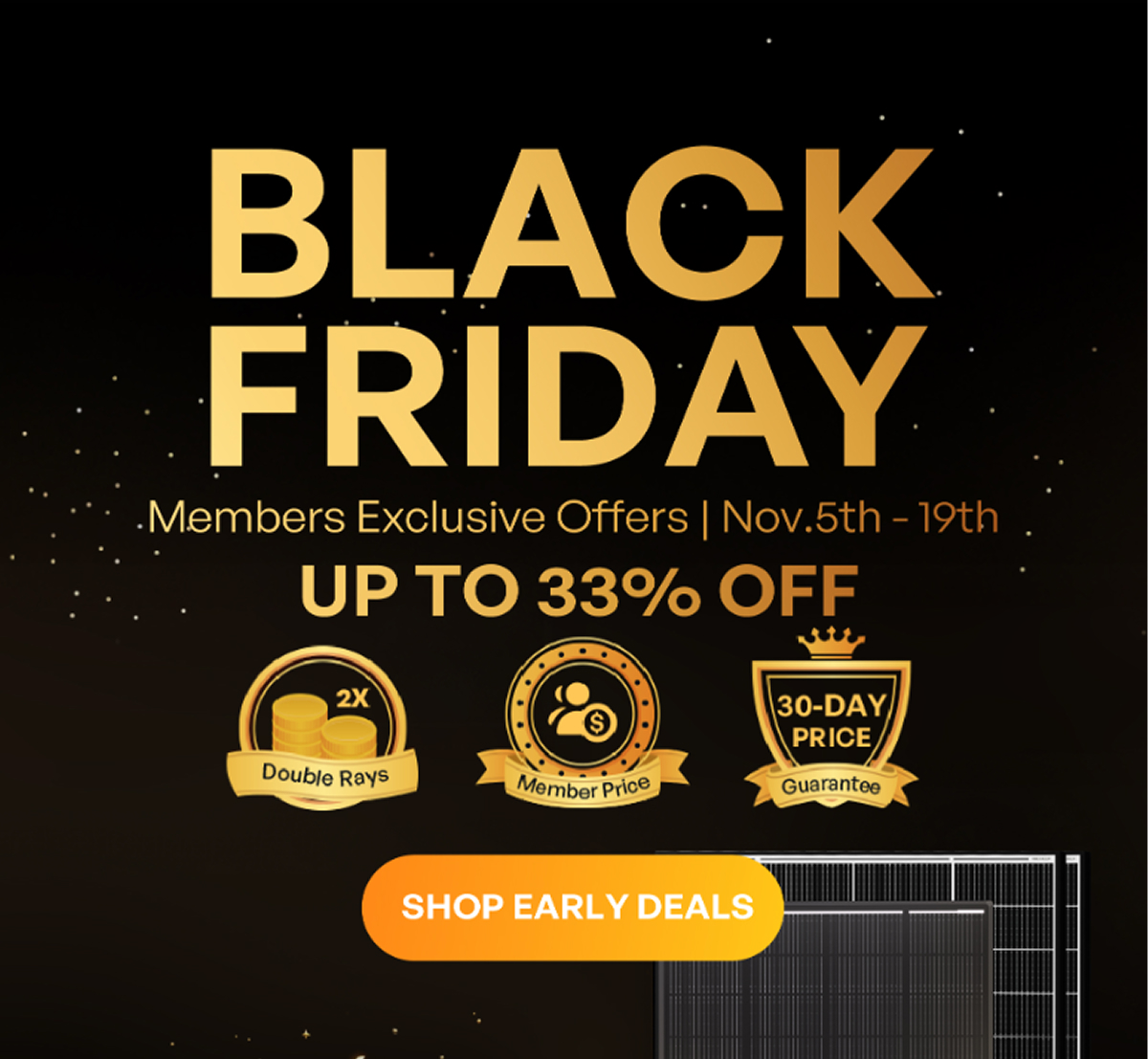 Black Friday | UP TO 33% OFF