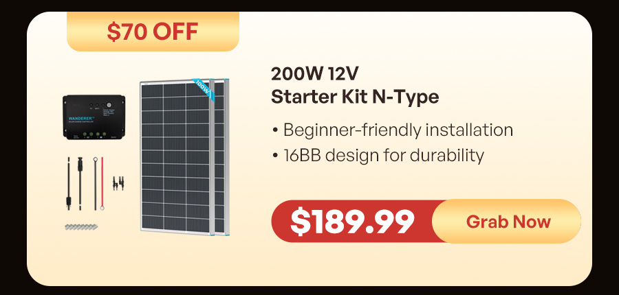 Starter Kit N-Type 200W 12V