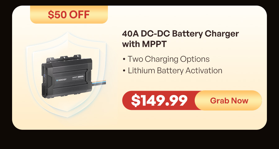 40A DC-DC Battery Charger with MPPT