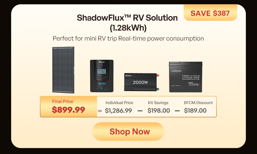 ShadowFlux™ RV Solution (1.28kWh)