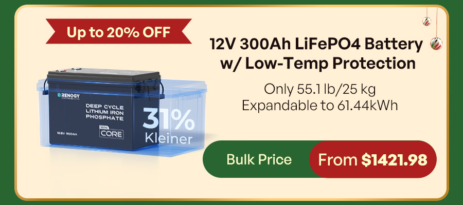 12V 300Ah LiFePO4 Battery w/ Low-Temp Protection ·Bulk Sale From $1421.98