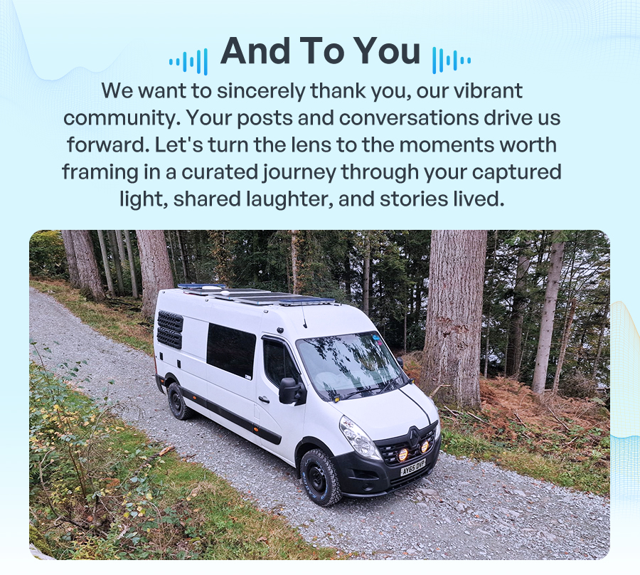 We want to sincerely thank you, our vibrant community. Your posts and conversations drive us forward. Let's turn the lens to the moments worth framing in a curated journey through your captured light, shared laughter, and stories lived.