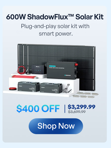 600W ShadowFlux™ Solar Kit 