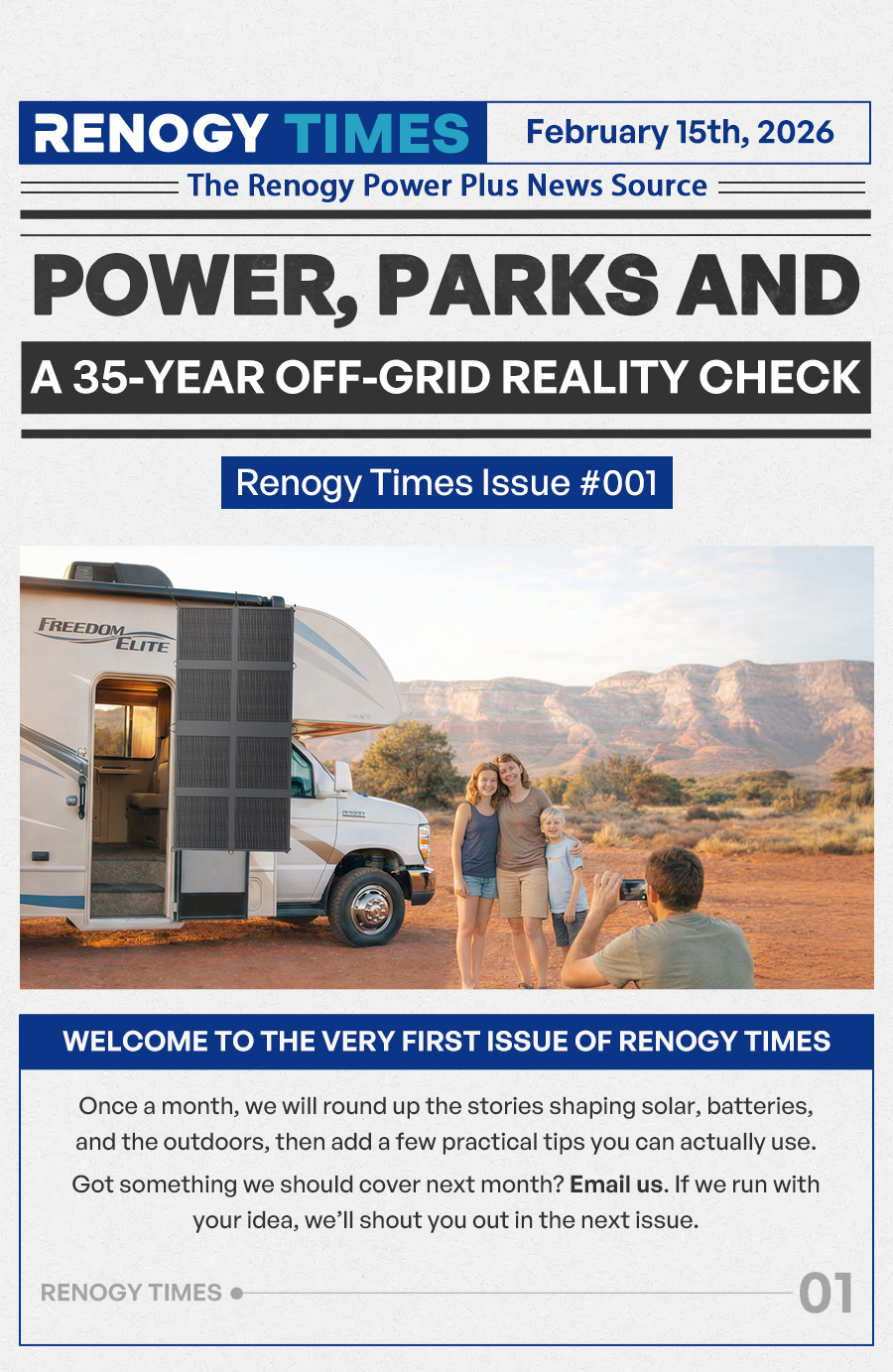 POWER,PARKSAND A 35-YEAR OFF-GRID REALITY CHECK