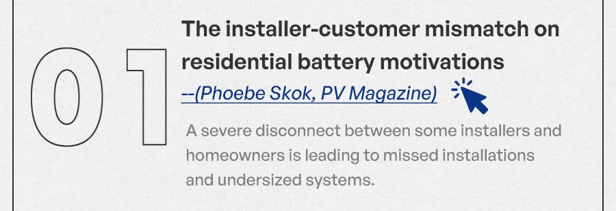 "The installer-customer mismatch on residential battery motivations"