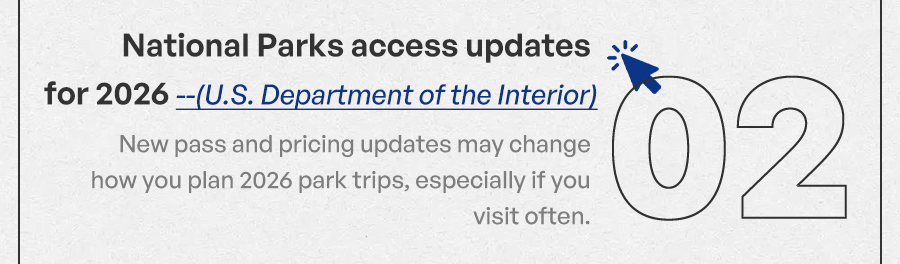 National Parks access updates
