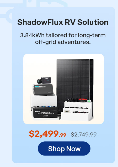 ShadowFlux™ RV Solution (400W | 3.84kWh)