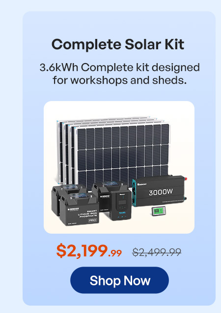 Complete Solar Kit (400W | 3.6kWh)