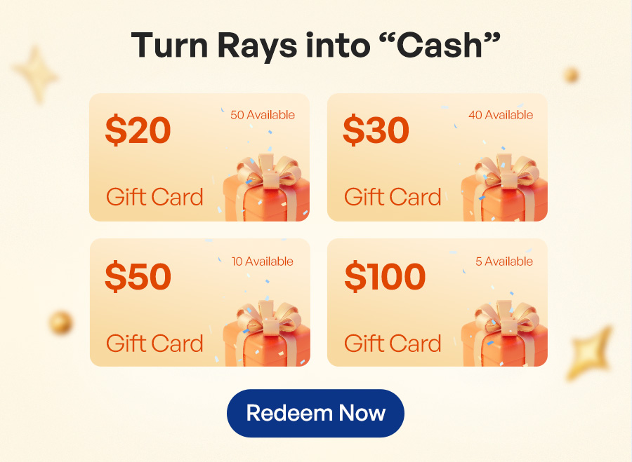 Turn Rays into "Cash"