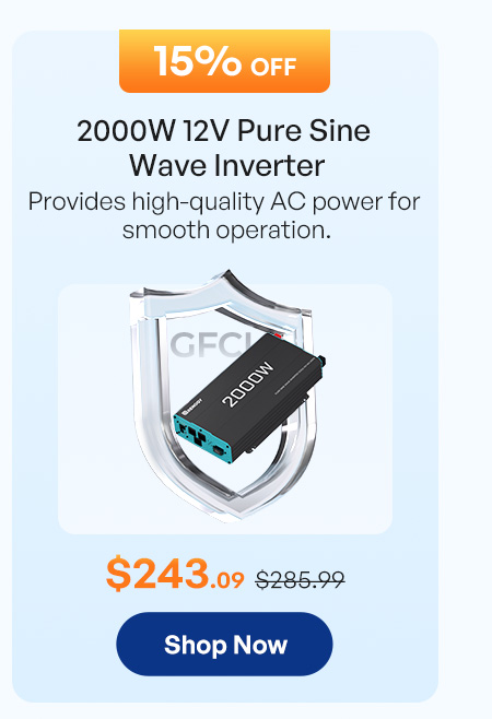 2000W 12V Pure Sine Wave Inverter