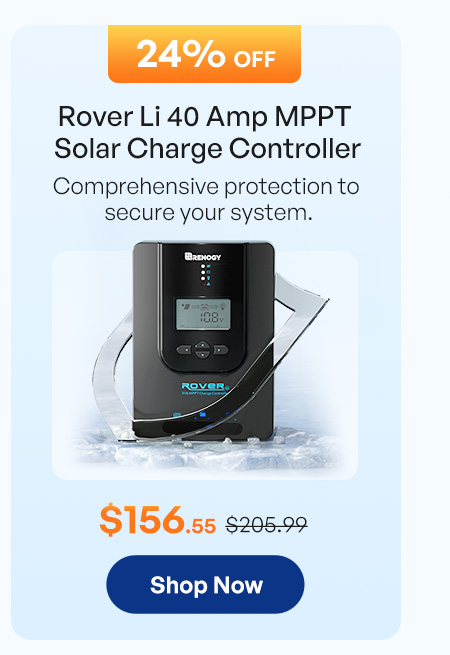 Rover Li 40 Amp MPPT Solar Charge Controller