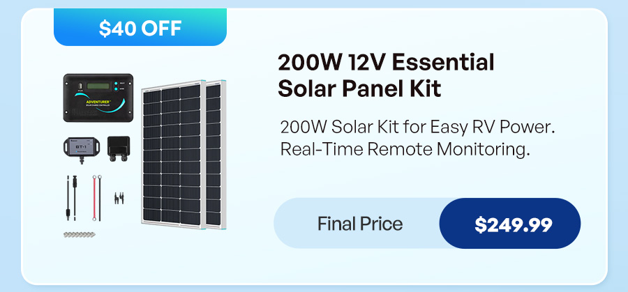 200W Solar Panel Kit