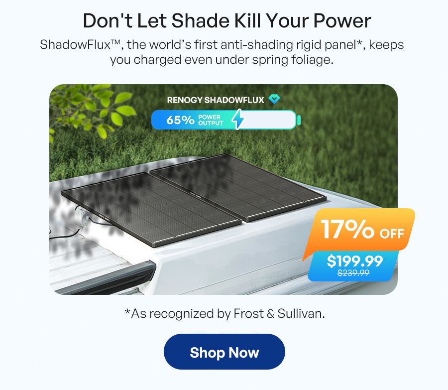 ShadowFlux 200W N-Type Anti-Shading Solar Panel