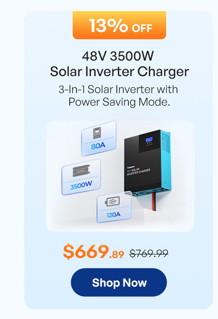 48V 3500W solar inverter charger.
