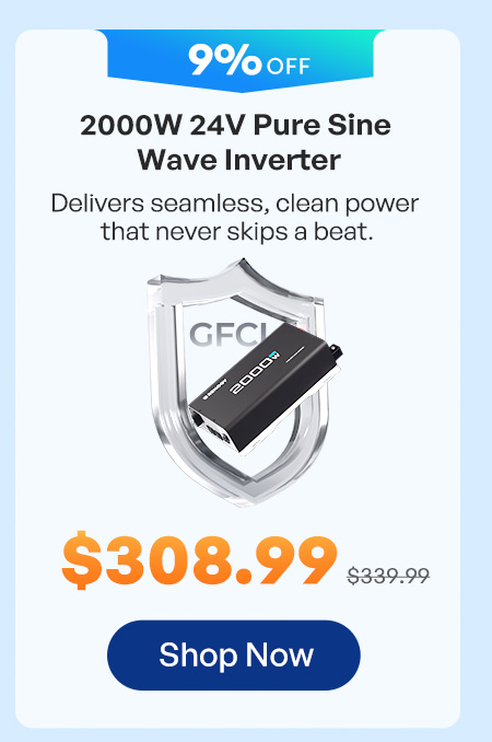 2000W 24V Pure Sine Wave Inverter