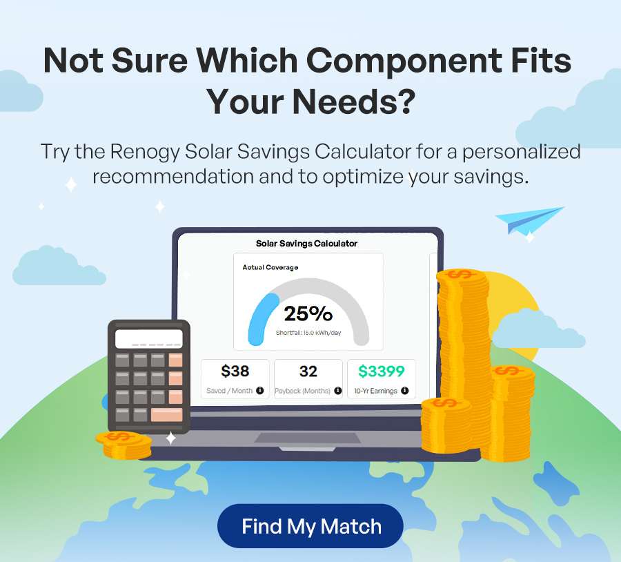 Renogy Solar Savings Calculator