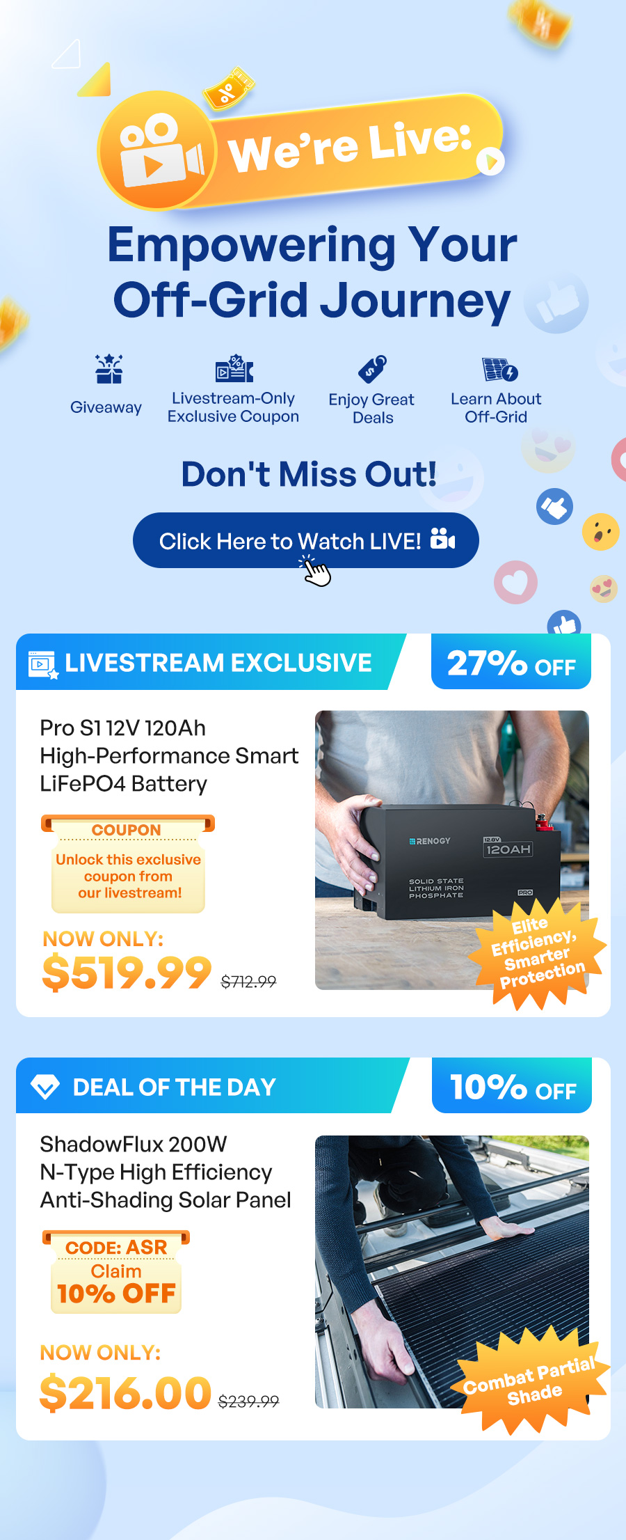 We’re Live: Empowering Your Off-Grid Journey Giveaway | Learn About Off-Grid & Exclusive Pro S1 coupon