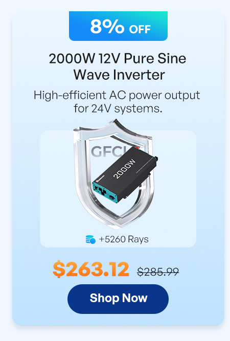 2000W 12V Pure Sine Wave Inverter