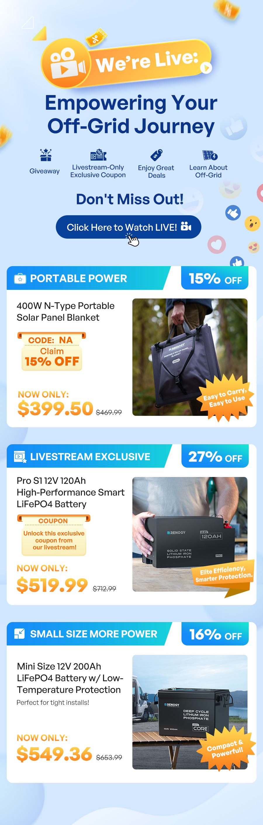 We’re Live: Empowering Your Off-Grid Journey Giveaway | Learn About Off-Grid & Exclusive Pro S1 coupon
