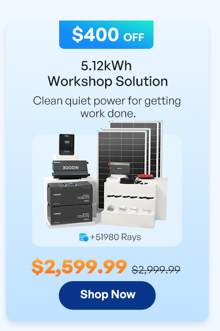 5.12kWh Workshop Solution