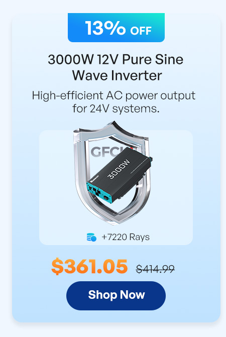 3000W 12V Pure Sine Wave Inverter
