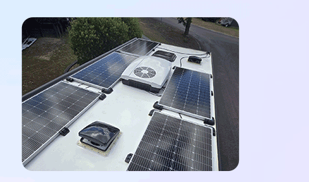@Glenn Rheinberger built a powerful off-grid setup with 1,000W of solar.