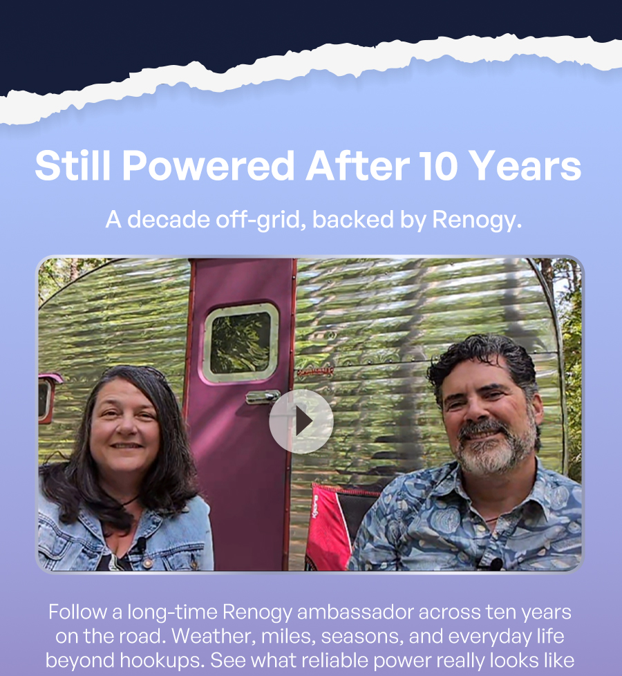 Still Powered After 10 Years A decade off-grid, backed by Renogy.