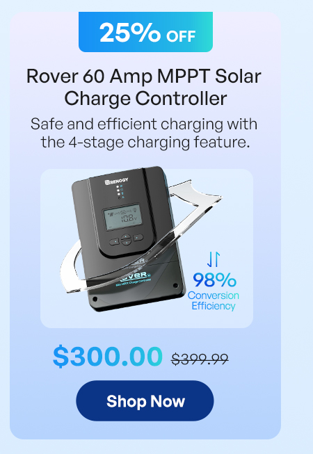 Rover 60 Amp MPPT Solar Charge Controller