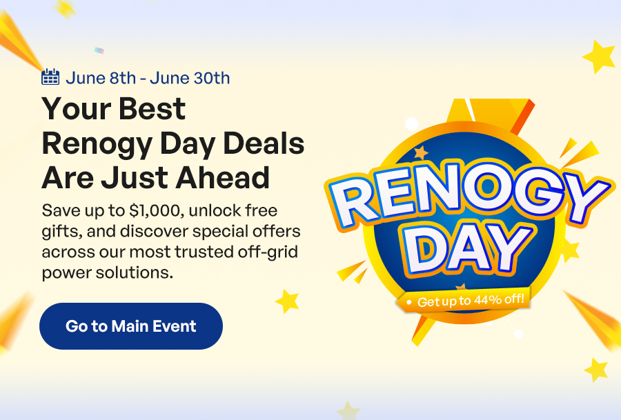Your Best Renogy Day Deals Are Just Ahead