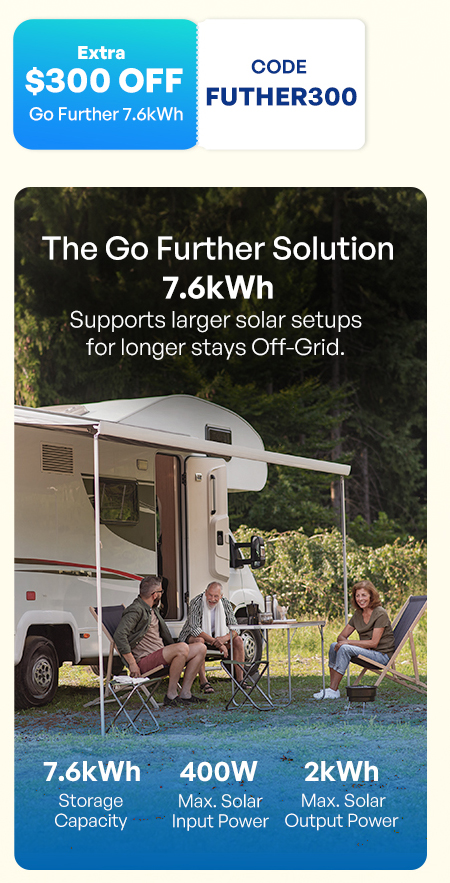 RV Solution | Go Far 3.8kWh & Go Further 7.6kWh