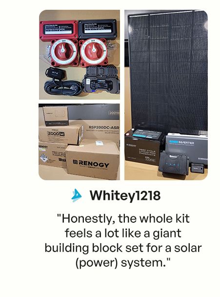 "Honestly, the whole kit feels a lot like a giant building block set for a solar (power) system." Whitey1218 | Furom