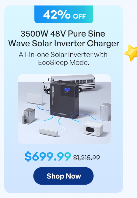 3500W 48V Pure Sine Wave Solar Inverter Charger