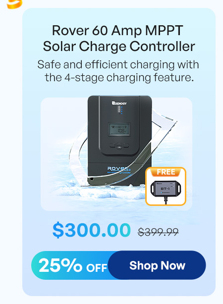 Rover 60 Amp MPPT Solar Charge Controller