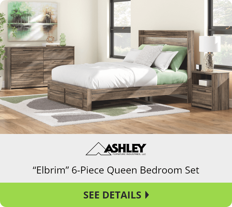 “Elbrim” 6-Piece Queen Bedroom Set