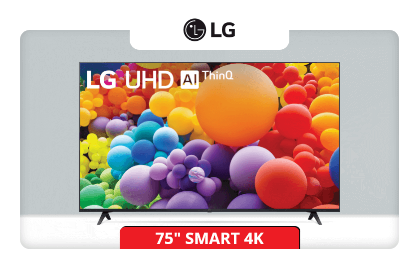 LG 75 inch 2024 4K UHD UT7 Series Smart TV