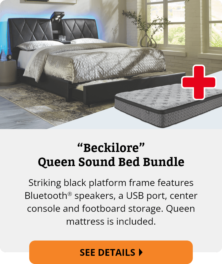 “Beckilore” Queen Sound Bed Bundle