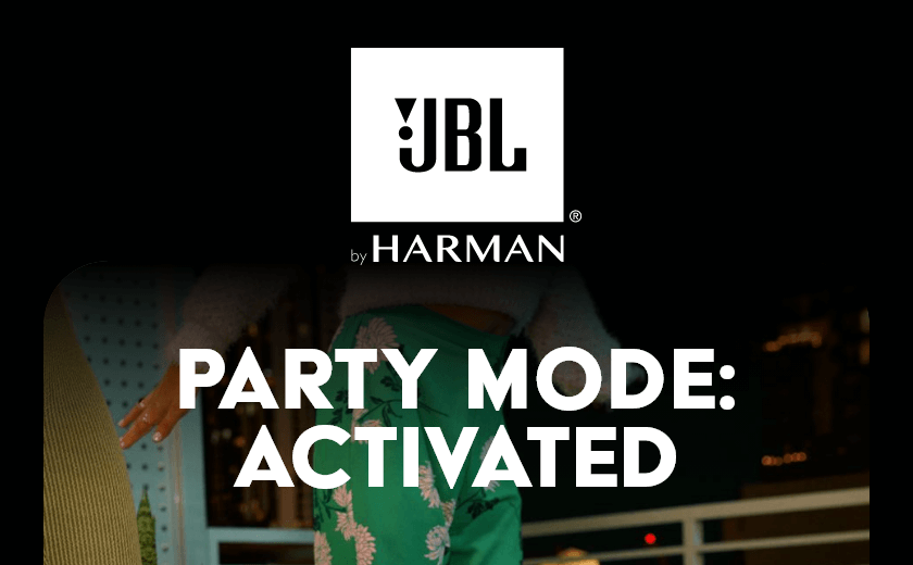 JBL Harman. Party Mode: Activated