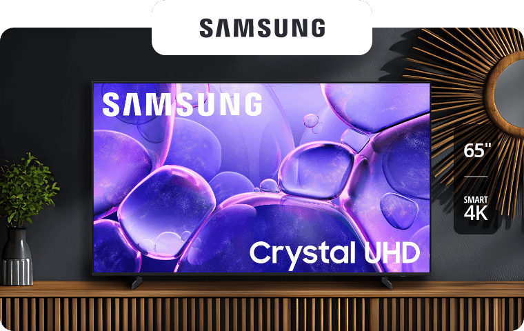 Samsung 65 Class U8000F Series Crystal UHD 4K Smart Tizen TV
