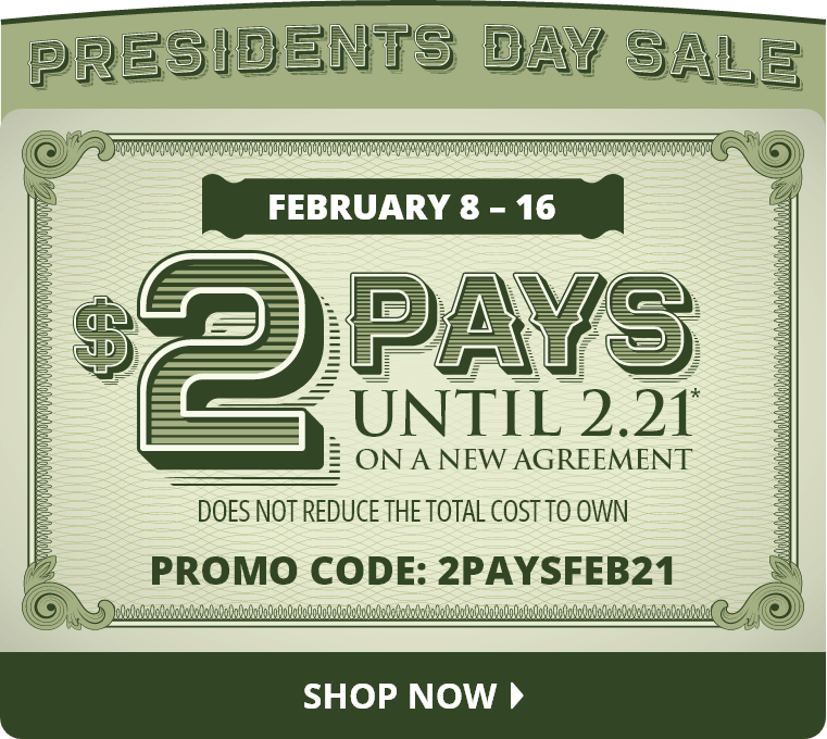 $2 Pays Until 2.21*