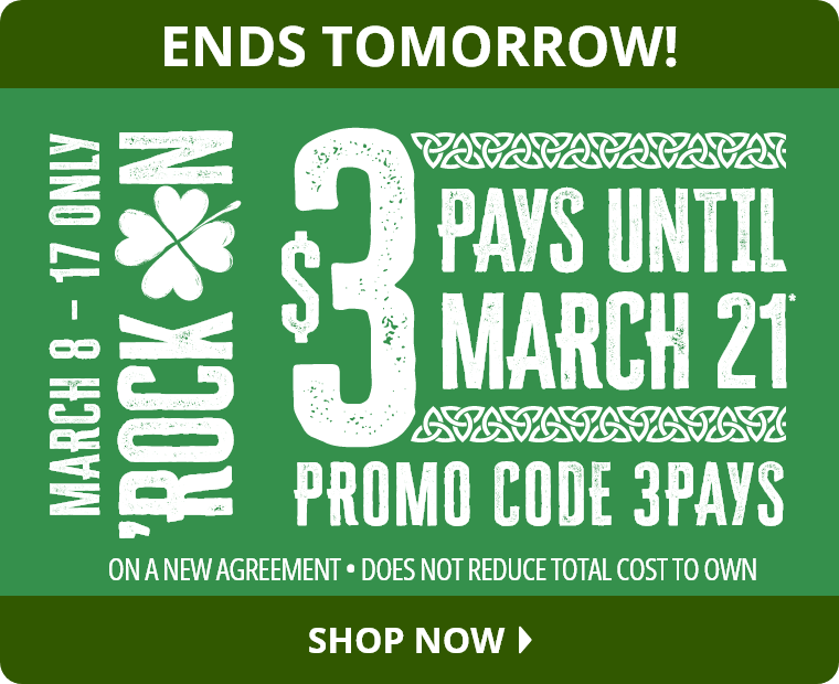 Ends Tomorrow! $3 Pays Until March 21* Promo Code 3PAYS