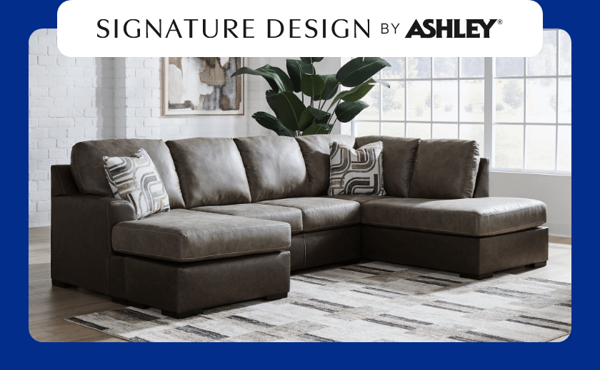Signature Design by Ashley Castille Way 2-Piece Sectional with Chaise-Fossil