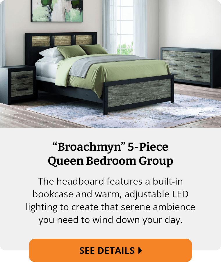 Ashley “Broachmyn” 5-Piece Queen Bedroom Group