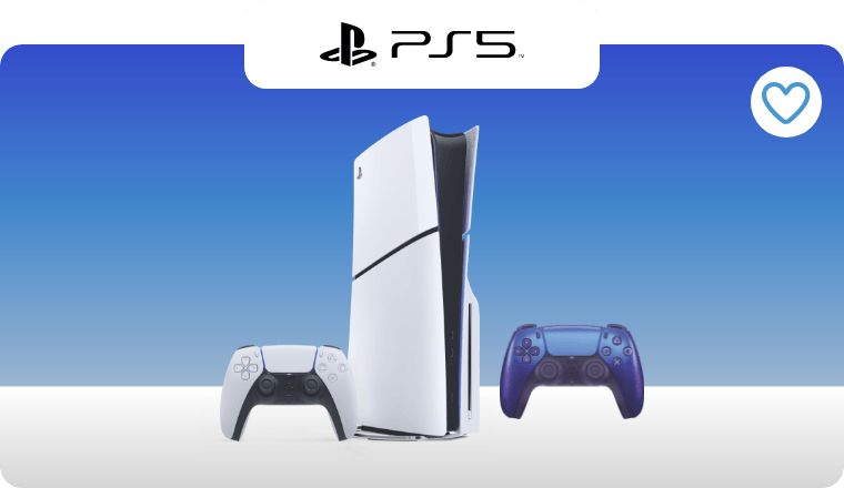 PS5 Slim 1TB Disc Console + extra Chroma Indigo Controller