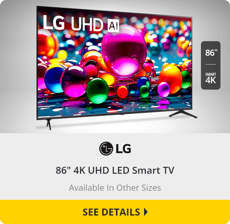 LG 86" 4K UHD LED Smart TV