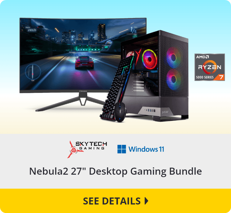 Skytech Nebula2 27" Desktop Gaming Bundle